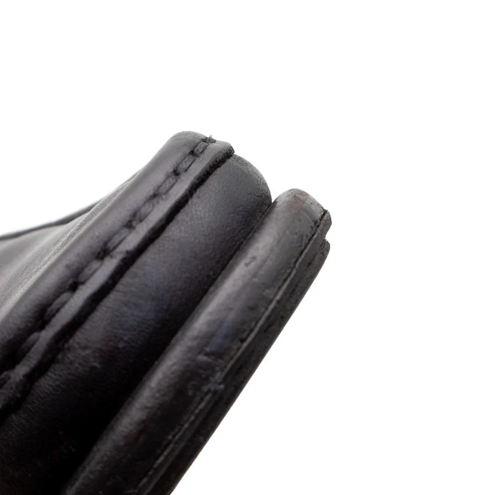 SALVATORE FERRAGAMO Men's‎ Size 8.5 D Black Leather Horsebit Loafers Italy
